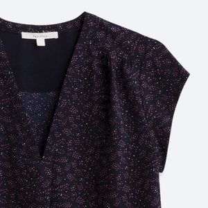 MONDAY FUN Lillian V Neck Blouse